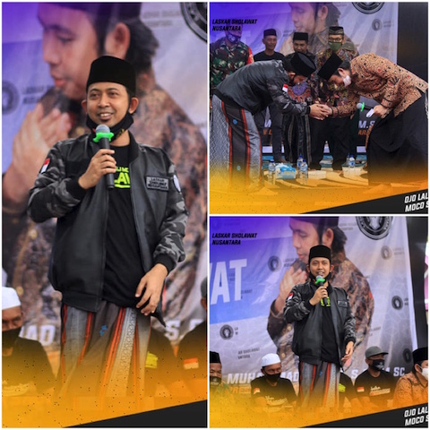 Apel Sholawat di Ponpes Nurul Chotib Al Qodiri 4 Bersama Presiden Laskar Sholawat Nusantara